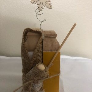 Handmade Wooden Nativity Set